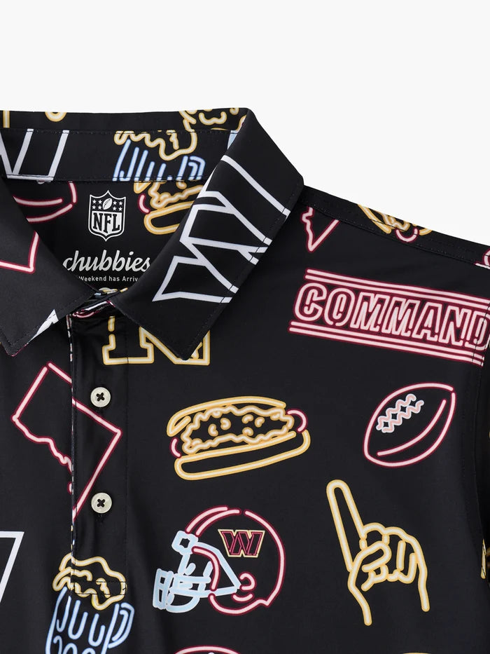 The Neon Commanders (NFL Performance Polo) - Image 2 - Chubbies Shorts