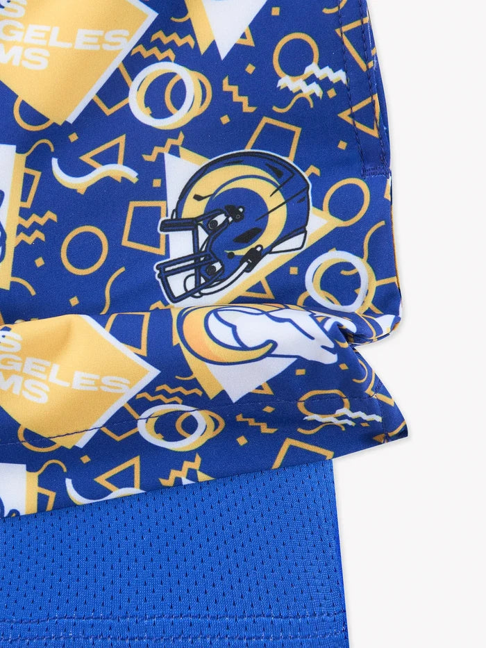 The Rams Game Day Fit (Boys Classic Lined Trunk) - Image 3 - Chubbies Shorts