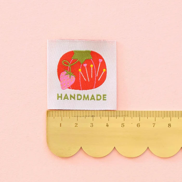 Tomato Pin Cushion Handmade Large Sewing Labels