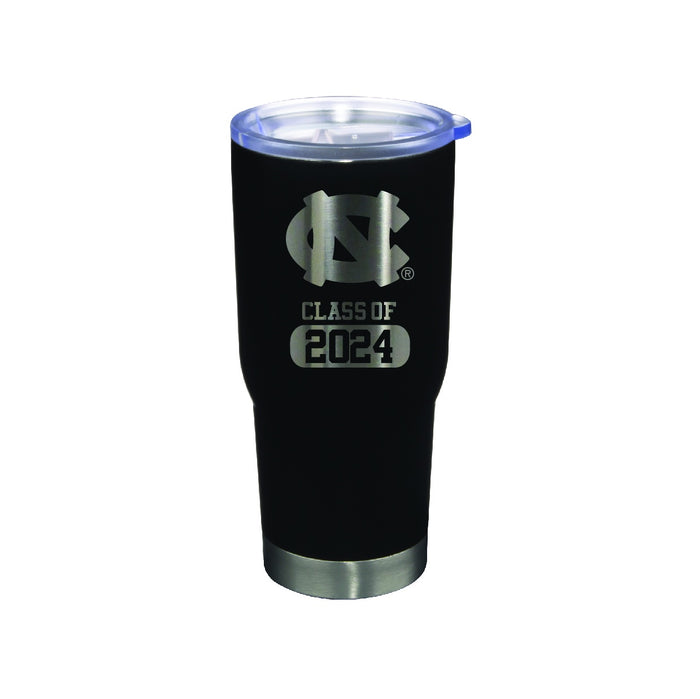 UNC Class of 2024 Stainless Steel Tumbler 22oz in Black - Main View - Nordic