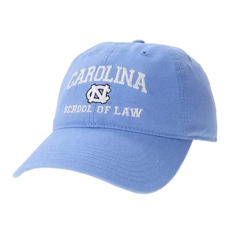 UNC School of Law Hat in Carolina Blue Adjustable - Main View - Legacy