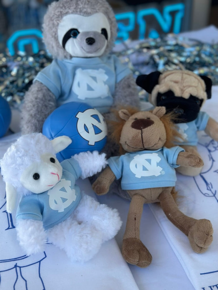 UNC Tar Heels Bean Buddies Lamb Stuffed Animal - Lifestyle View - Jardine
