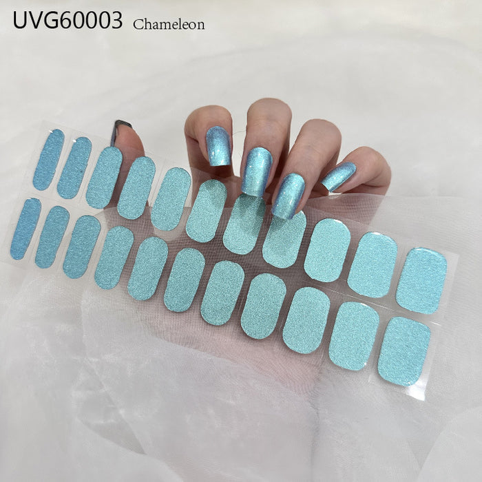 UV gel nail sticker semi-cured UVG60003