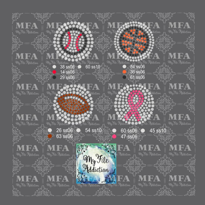 Woman Personalized Trucker Baseball Hat 1 Rhinestone Digital Download File - My File Addiction