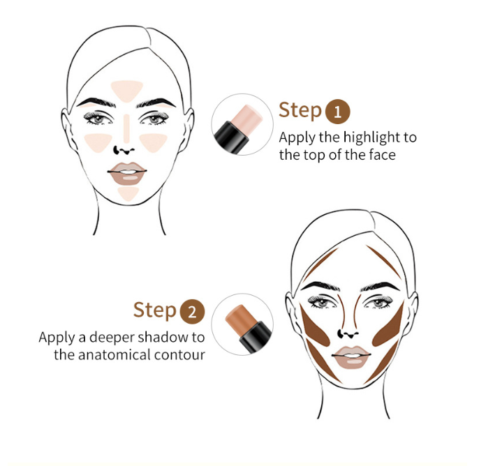 YANQINA Double-Ended Contour & Highlight Stick | Face & Body Sculpting