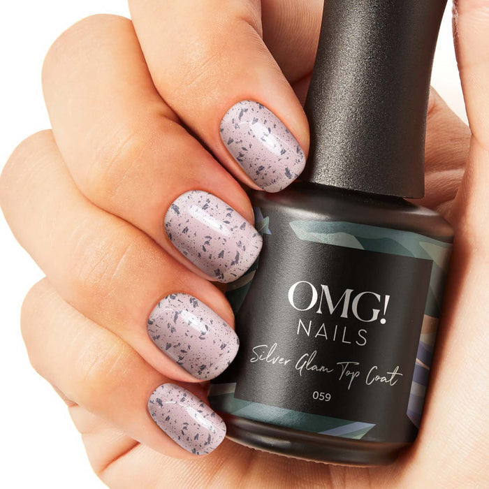 059 Silver Glam Top Coat