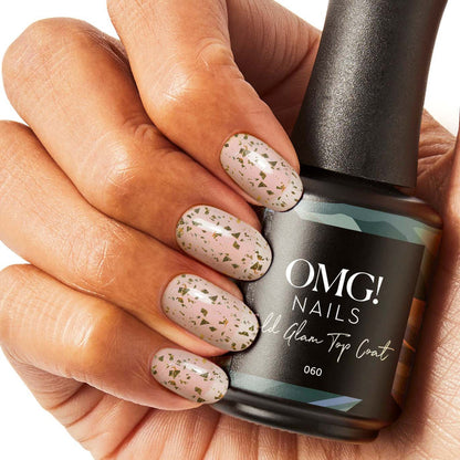 060 Gold Glam Top Coat