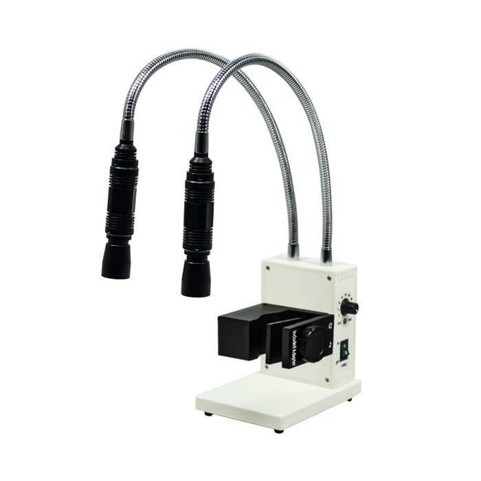 10Wx2 DC 12V LED Light 20W LED Gooseneck Dual Pipe Light, SKU ML02221621, three quarter front view