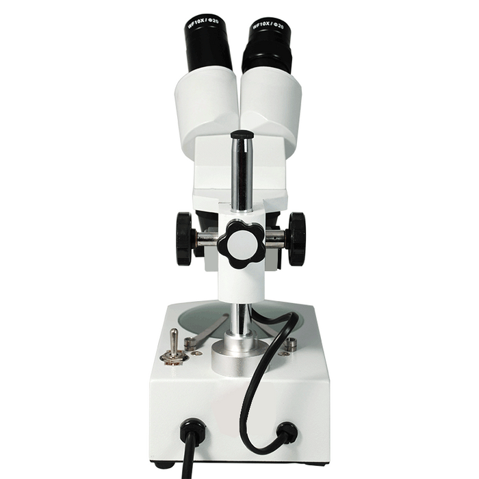 10X & 30X Widefield Student Binocular Stereo Microscope Top & Bottom Light