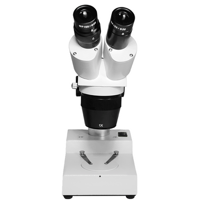 10X/20X Widefield Stereo Microscope, Binocular, Post Stand, Halogen Top Light
