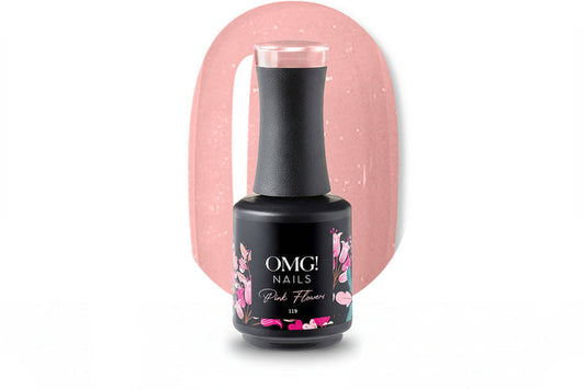 119 Pink Flowers Gel Polish