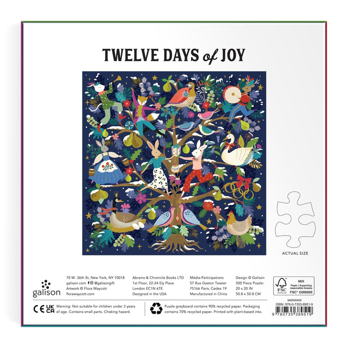 12 Days of Joy | 500 Piece Jigsaw Puzzle