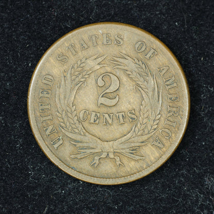 1864 2c Two Cent Piece United States