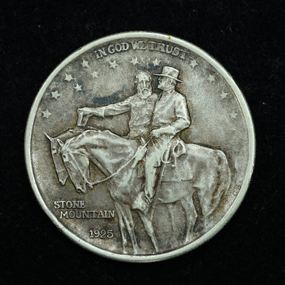 1925 Stone Mountain Commemorative Silver Half Dollar Coin