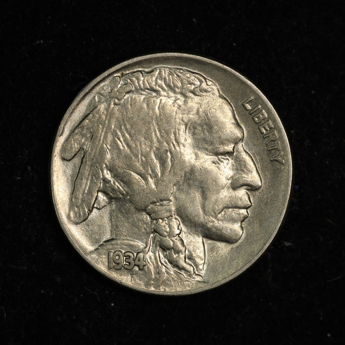 1934 Buffalo Nickel 5c - Philadelphia