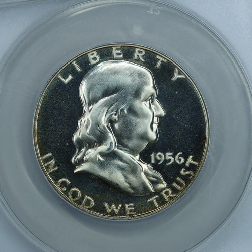1956 Franklin Half Dollar 50c - ANACS PF66