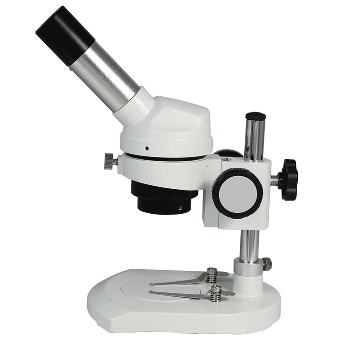 20X Widefield Stereo Microscope, Monocular, Post Stand, FOV 7.5mm for Dissecting