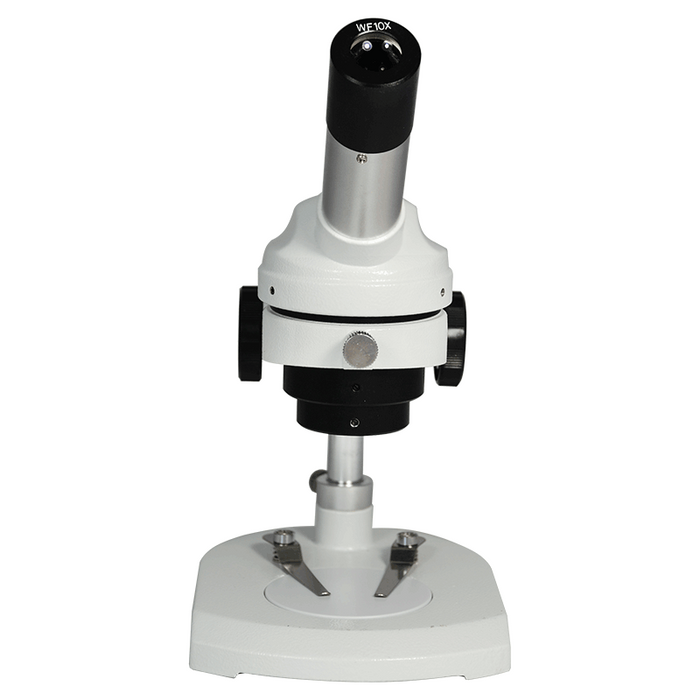 20X Widefield Stereo Microscope, Monocular, Post Stand, FOV 7.5mm for Dissecting
