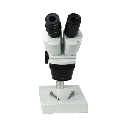 20X/40X Widefield Stereo Microscope, Binocular, Post Stand (Height 140mm) Fixed Head
