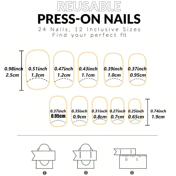 24PCS Acrylic nail long French press pink nail fully covered square leopard print fake nail