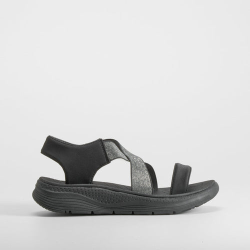 Sandalia deportiva walking negra UTWO