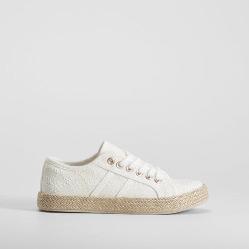 Zapatilla lona blanca OH GIRL