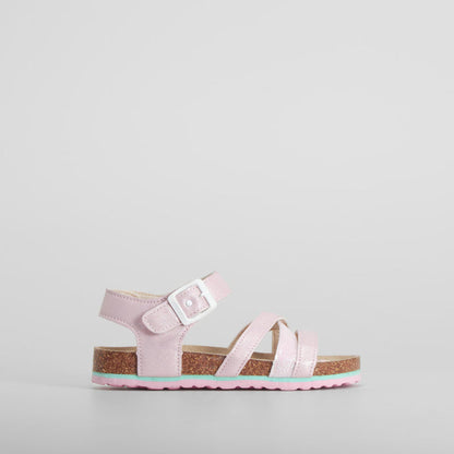 Sandalia bio tiras rosa OH GIRL!
