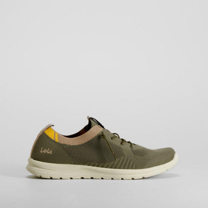 Zapatilla urbana ligera verde LOIS