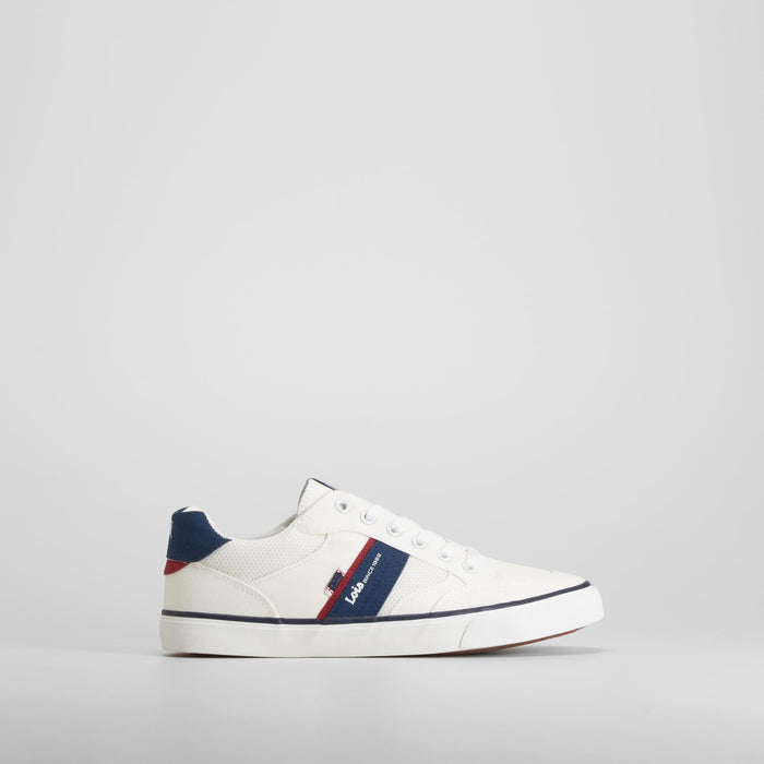 Zapatilla lona casual blanca LOIS