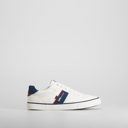 Zapatilla lona casual blanca LOIS