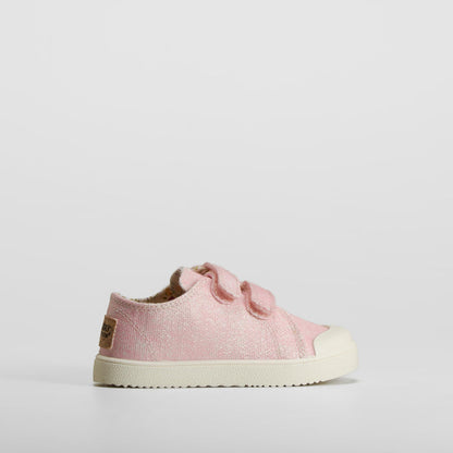 Zapatilla lona casual bebé rosa PABLOSKY