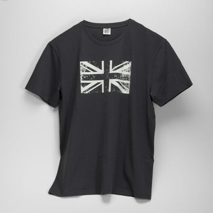 Camiseta manga corta estampado UK gris NYC