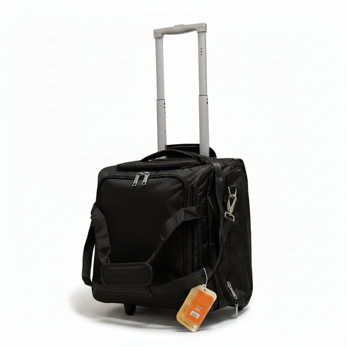 Black Trolley Bag - Navy Blue Style