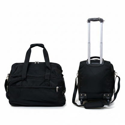 Black Trolley Travel Bag - Studio Style
