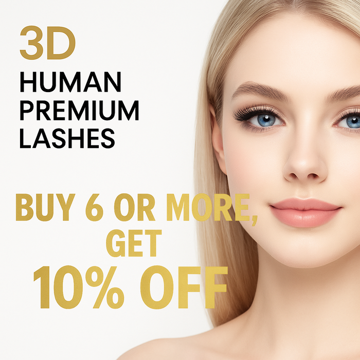 3D Human Primium Human Lashes - #3DP-110