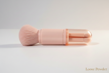 4-in-1 Retractable Makeup Brush | Portable Travel Makeup Brush
