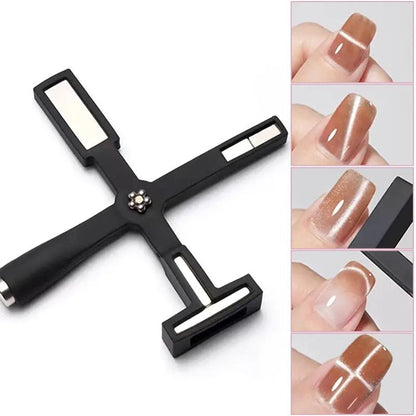 5 in 1 Nail Cateyes Magnet Multi -function Nail Tool
