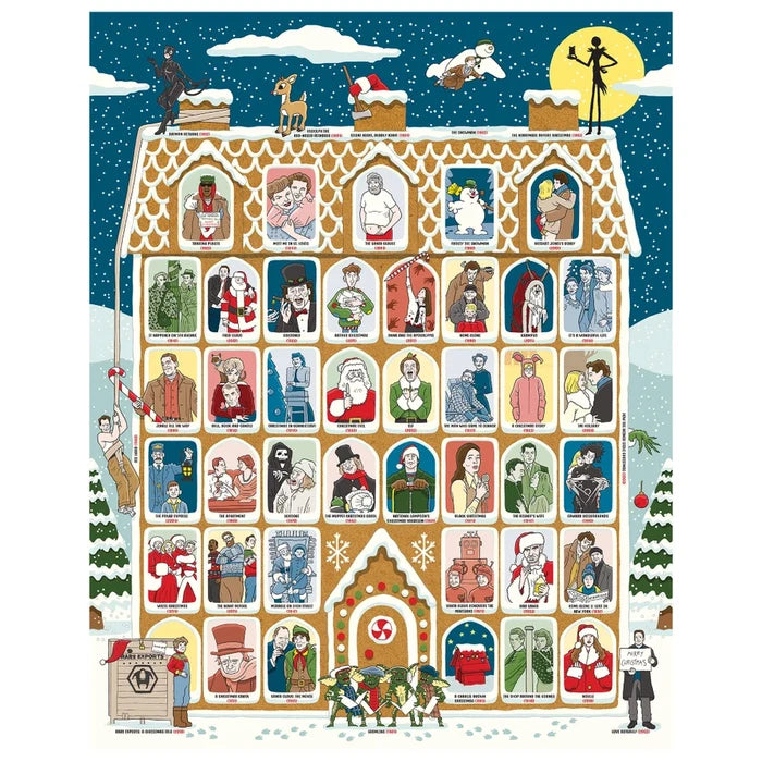 50 Must-Watch Christmas Movies | 1,000 Piece Jigsaw Puzzle