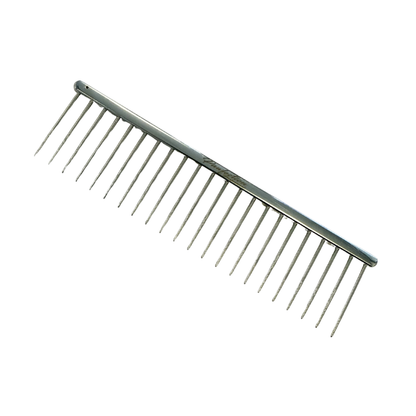 5.5" Silver Wide Teeth Comb