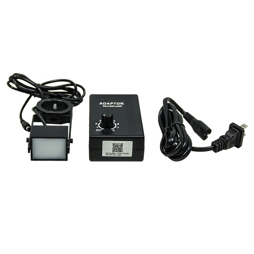 5W LED Spot Light Microscope Illuminator Focusing Rack for Post Stand 25x35mm, SKU ML46261113, three quarter front view