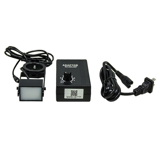 5W LED Spot Light Microscope Illuminator Focusing Rack for Post Stand 25x35mm, SKU ML46261113, three quarter front view