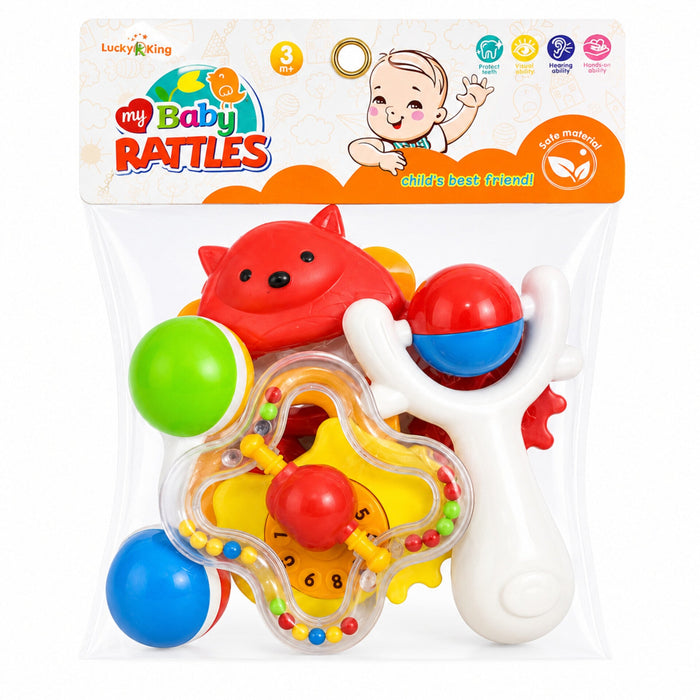 6 Pieces - Rattle Set - K225D