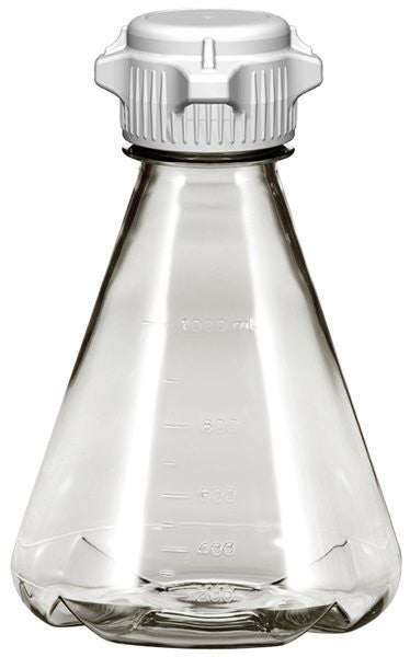 1L EZclear® Baffled Erlenmeyer Flask with 53B VersaCap® - Foxx Life Sciences, Non-Sterile - for laboratory research | img_1 | Foxx Life Sciences Global | shopfls.com