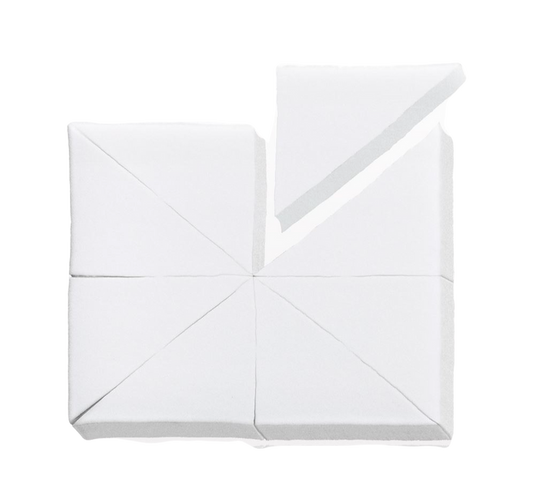 Elan Makeup Studio 8 Piece Latex Free Sponge Block for Professional Application