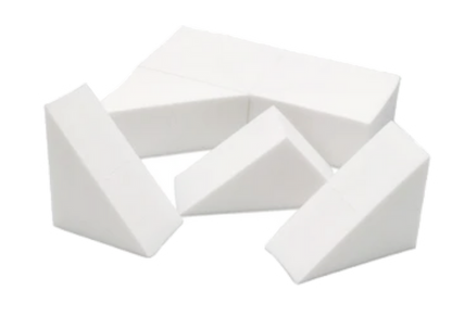 Elan Makeup Studio 8 Piece Latex Free Sponge Block for Professional Application