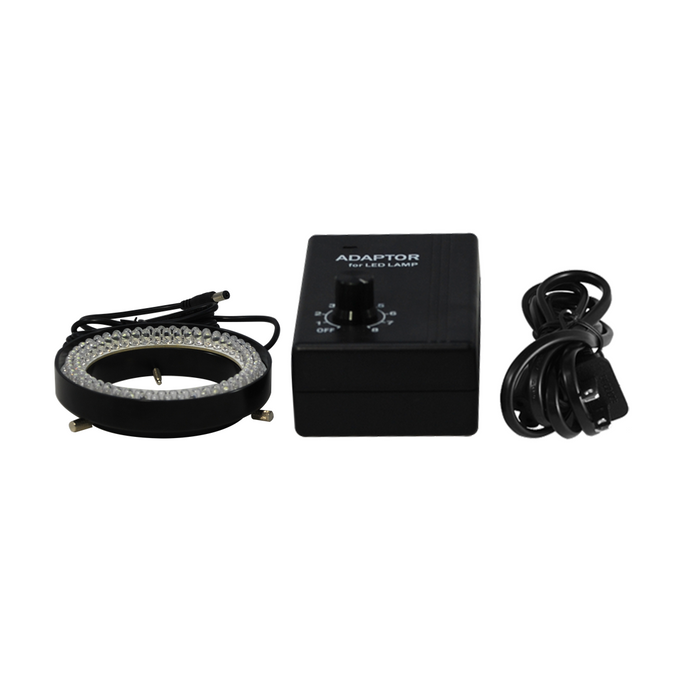 96 LED Microscope Ring Light Diameter 82mm 5W, SKU ML46241421, three quarter front view