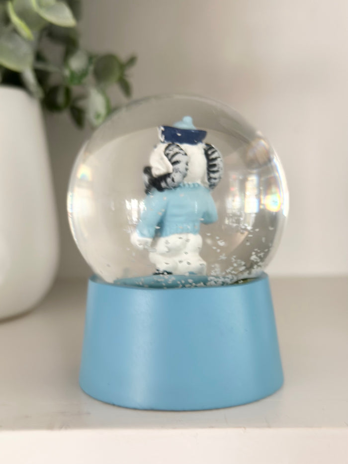 North Carolina Tar Heels Mascot Rameses Snow Globe Mini - Lifestyle View - Neil Enterprises
