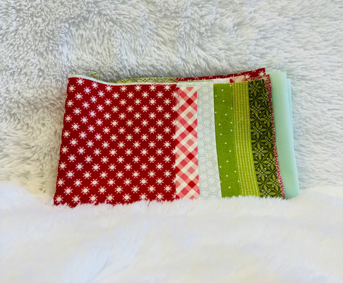 A1's Special Curated Kimberbell Comfort and Joy FABRIC KIT - For if you want to make more of the Projects FROM THE EVENT