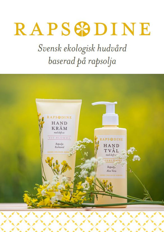 A4-skylt Rapsodine Hudvård