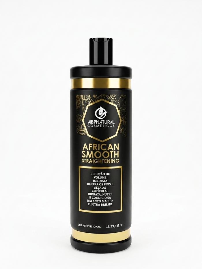 Abpnatural Cosmetics African Smooth Straightening Brazilian hair Treatment 1 L - DOKAN